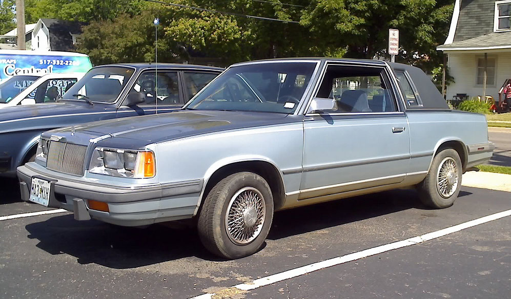Featured image of post 1986 Chrysler Lebaron 2 Door
