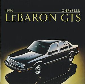 Featured image of post 1986 Chrysler Lebaron Gts