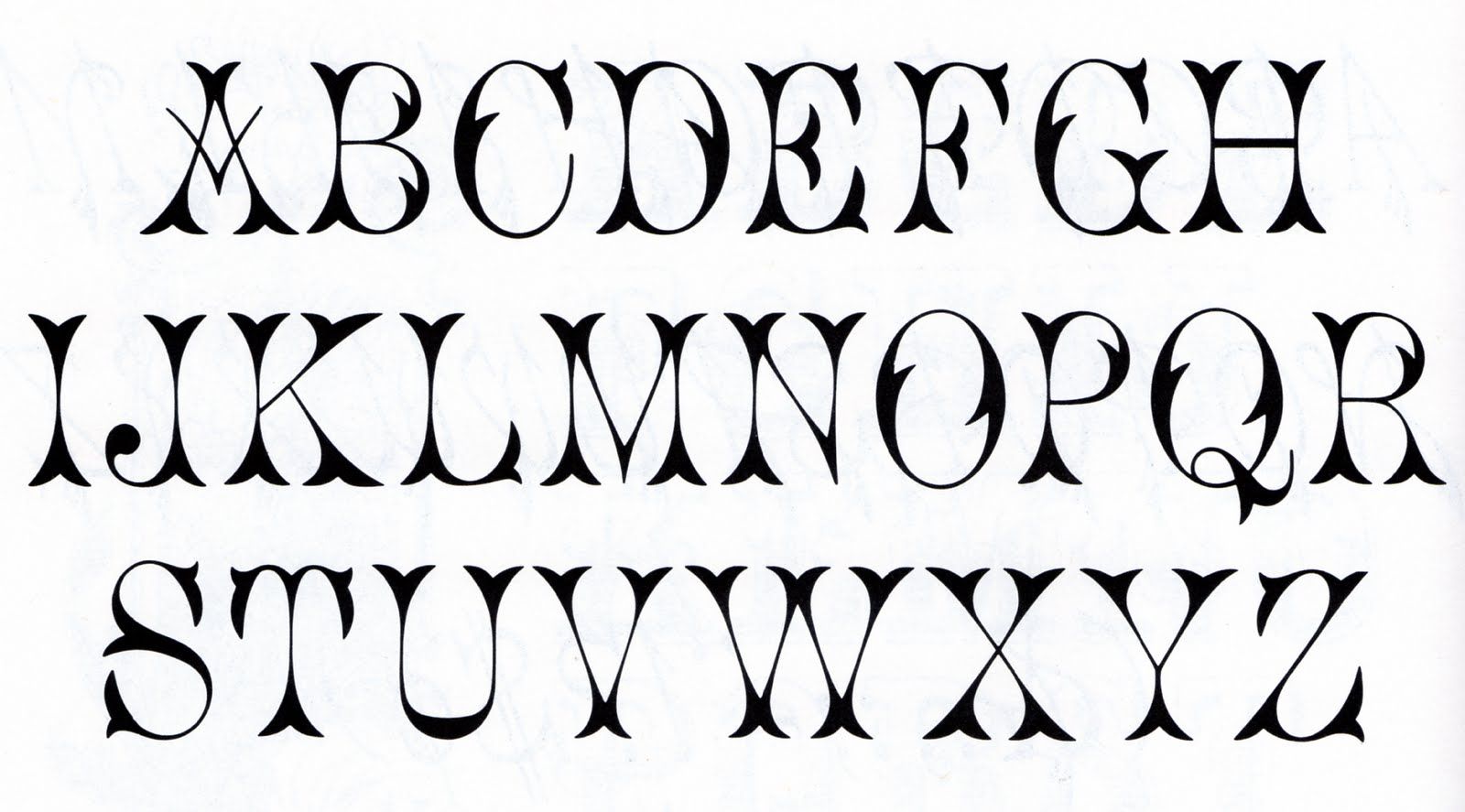 Featured image of post Alphabet Name Fonts