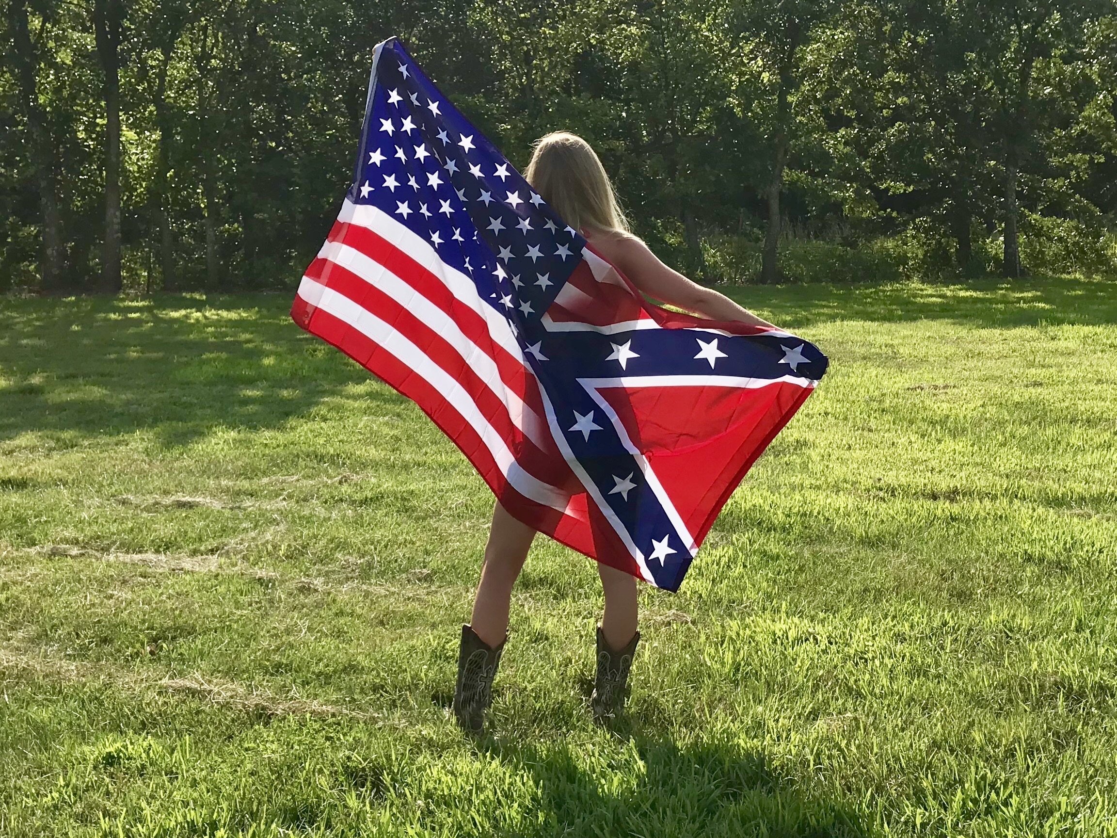 Featured image of post American And Confederate Flag Combined