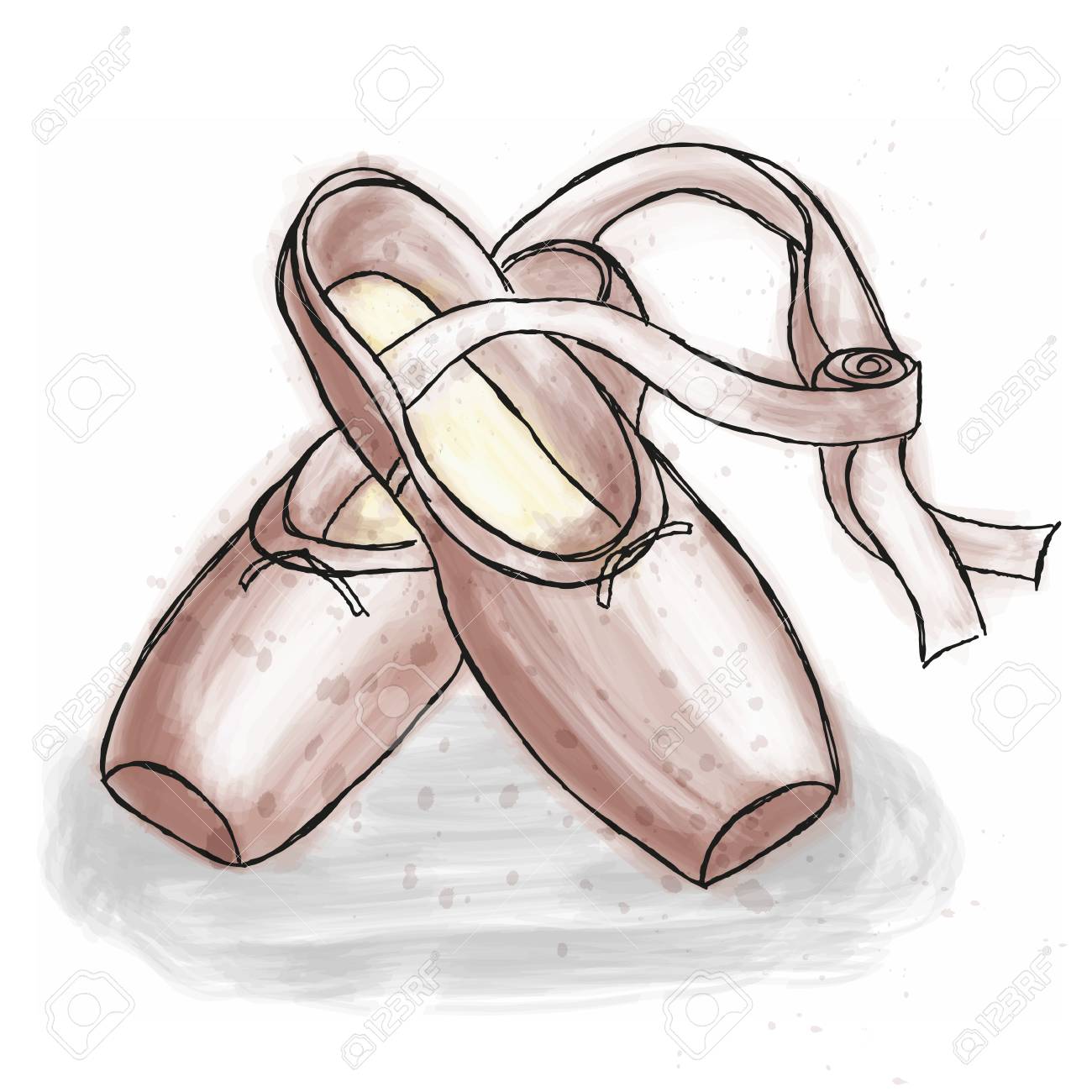 Featured image of post Ballet Pointe Shoes Clipart