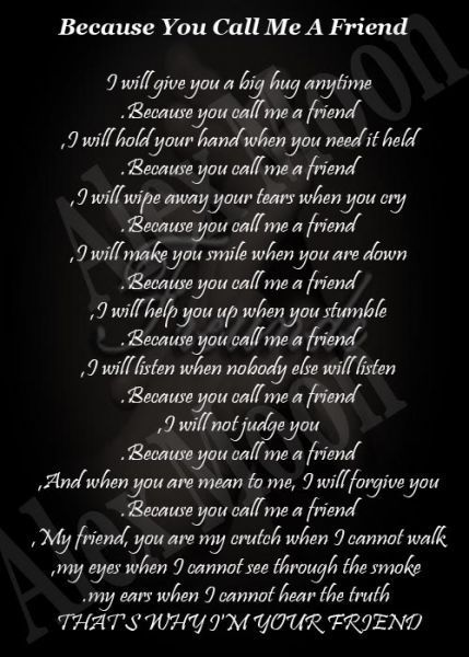 Featured image of post Best Friend Poems That Make You Cry