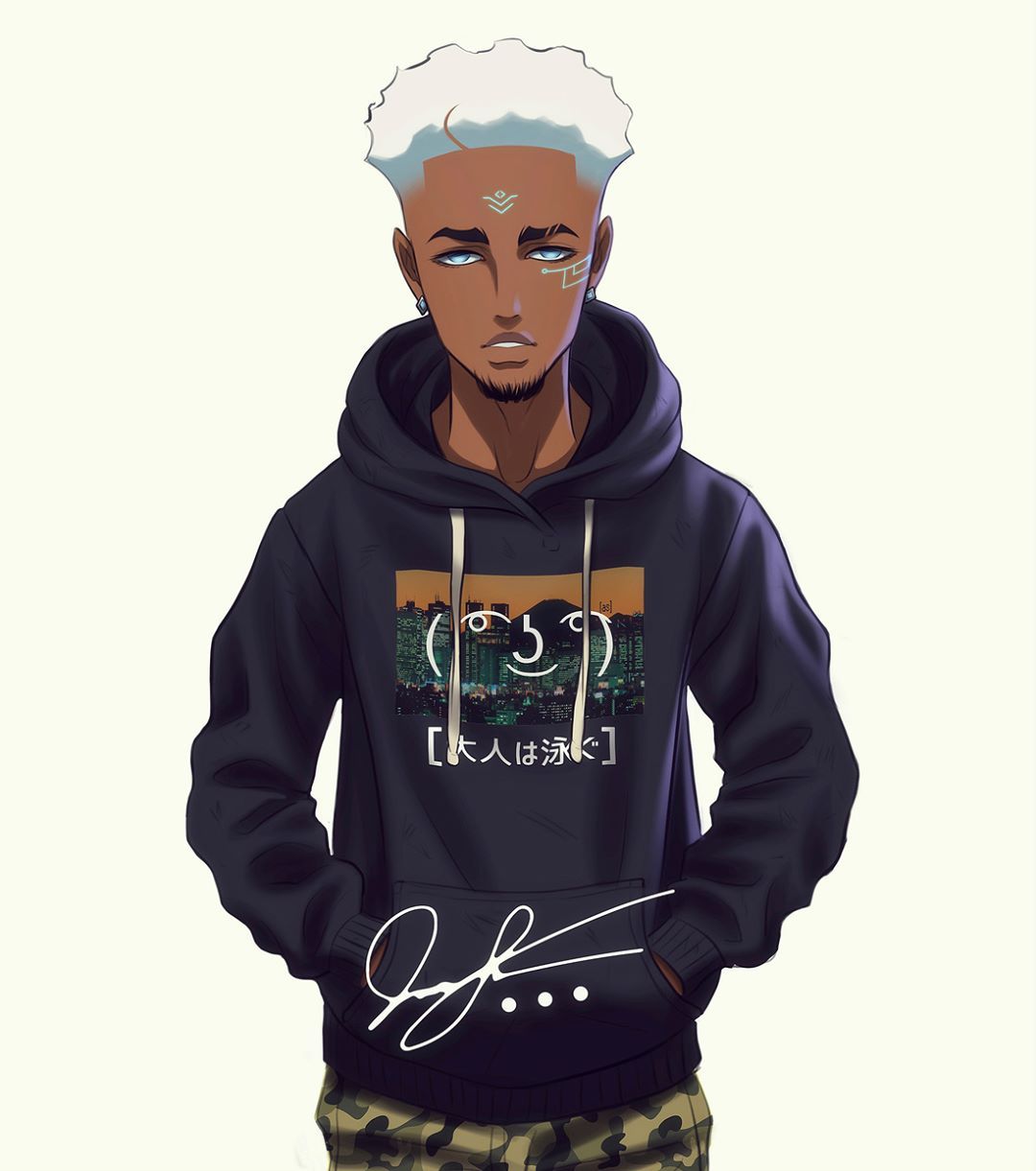 Featured image of post Cartoon Character With Black Hoodie