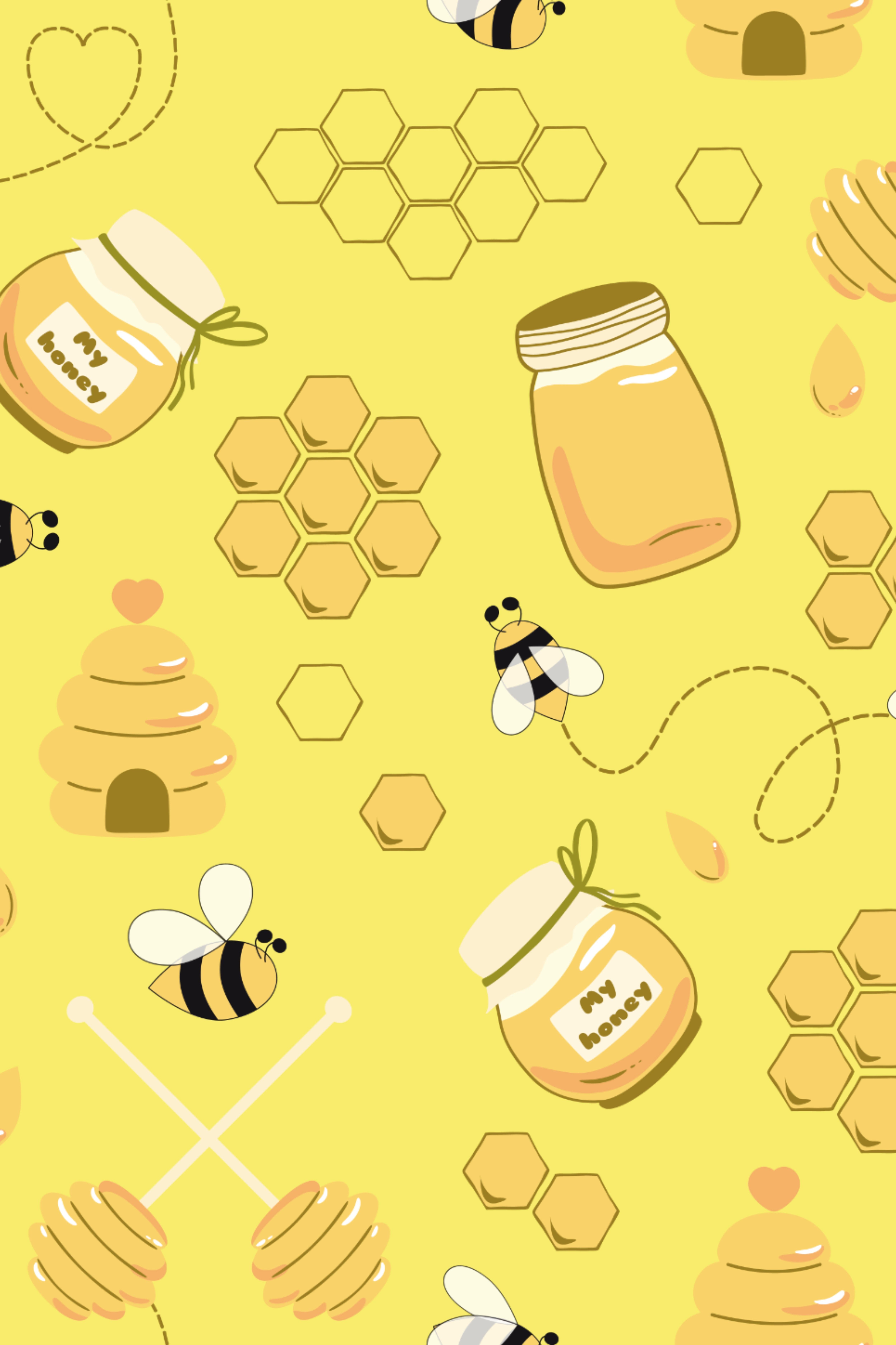 Featured image of post Cute Honey Bee Background