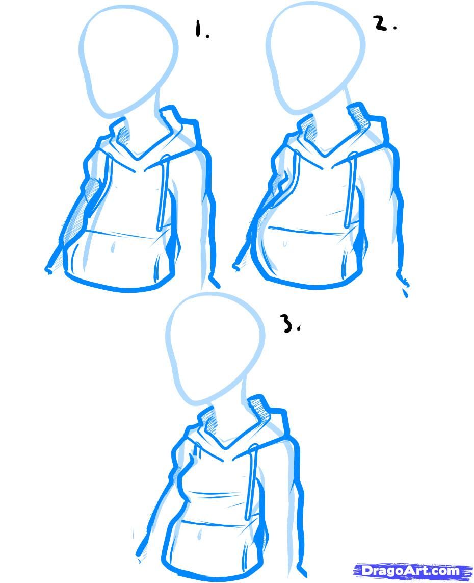 Featured image of post Drawing Cartoon Character With Hoodie