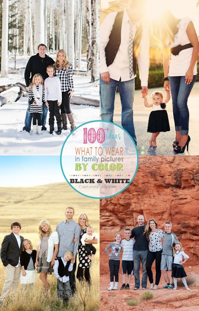 Featured image of post Family Picture Outfit Ideas Black And White