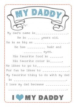 Featured image of post Father's Day Questionnaire Preschool