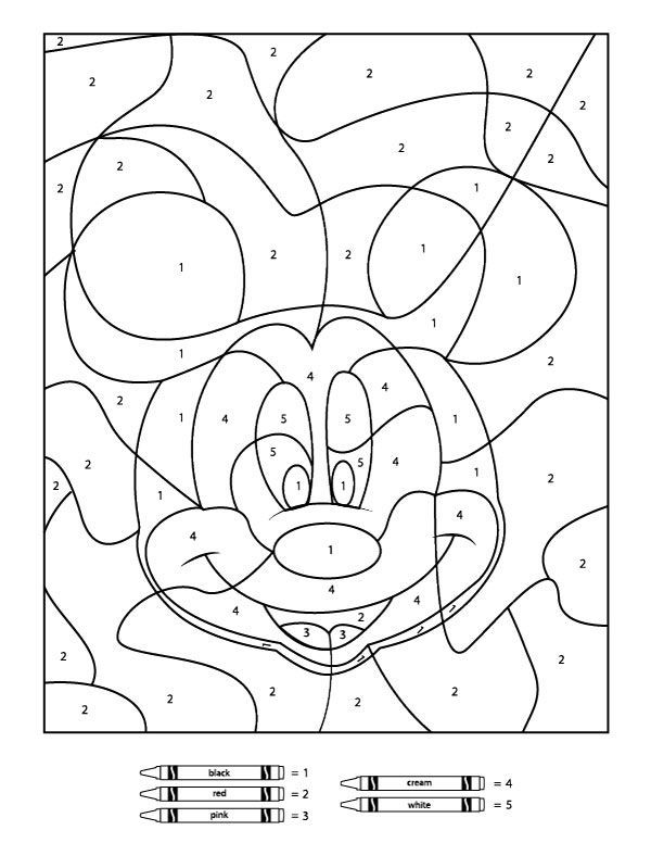 Featured image of post Free Disney Color By Number Printables