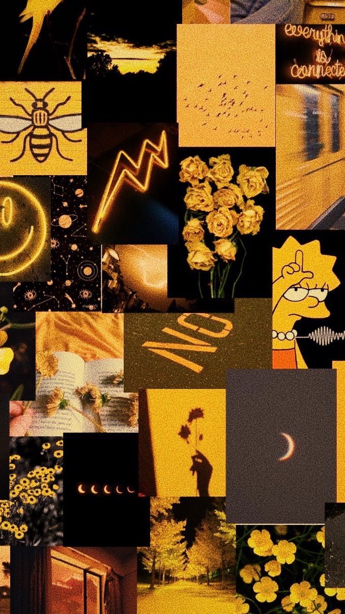 Featured image of post Iphone Aesthetic Iphone Black And Yellow Wallpaper