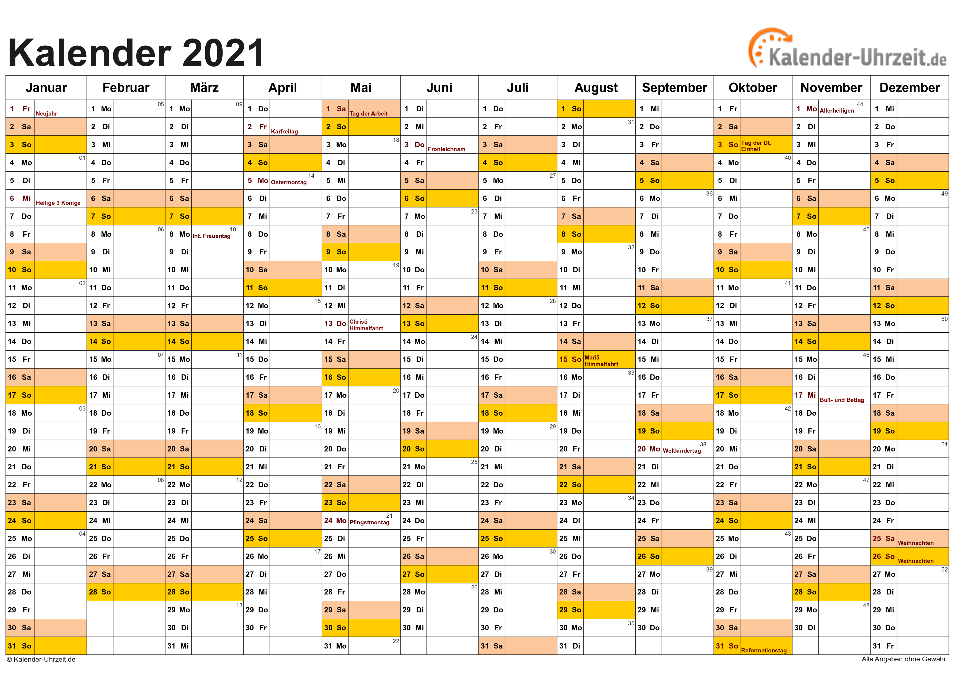 Featured image of post Kalender 2021 Planer Zum Ausdrucken A4