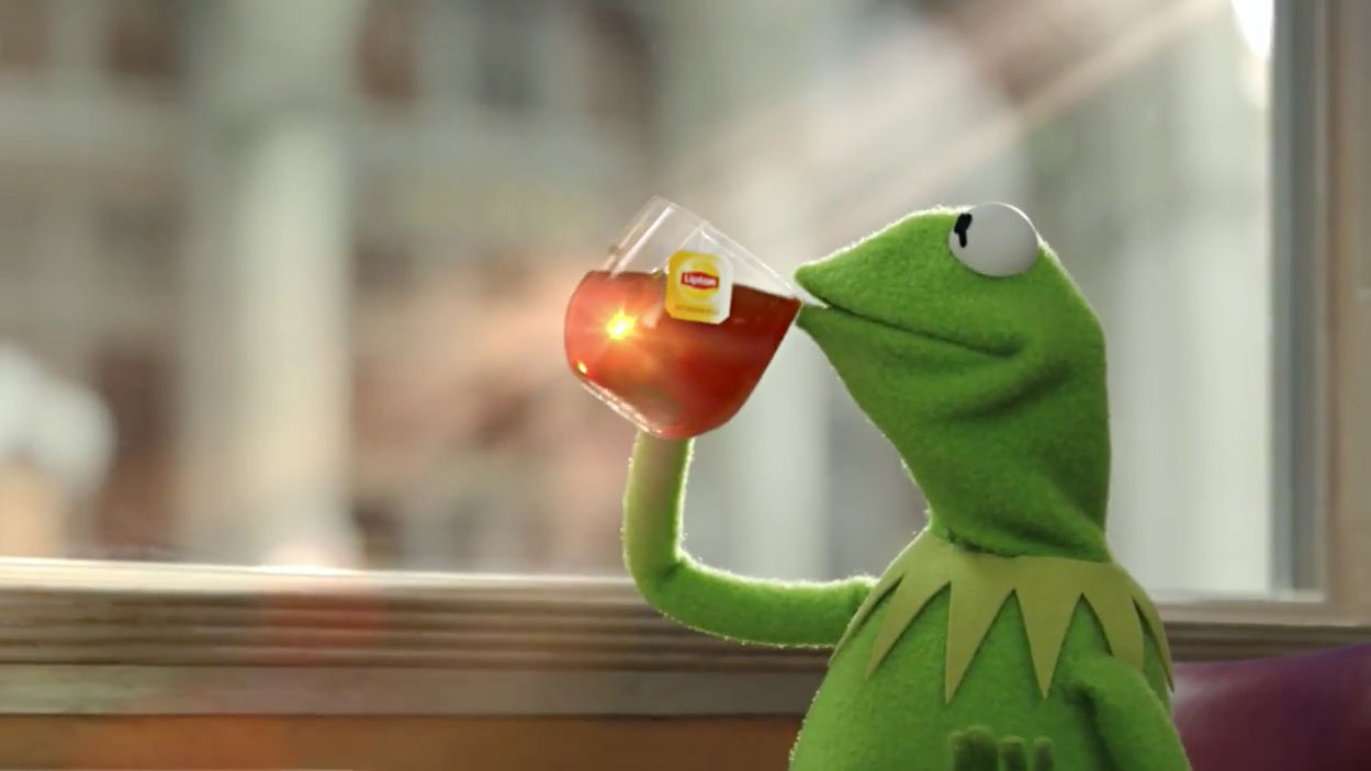 Featured image of post Kermit Sipping Tea Meme