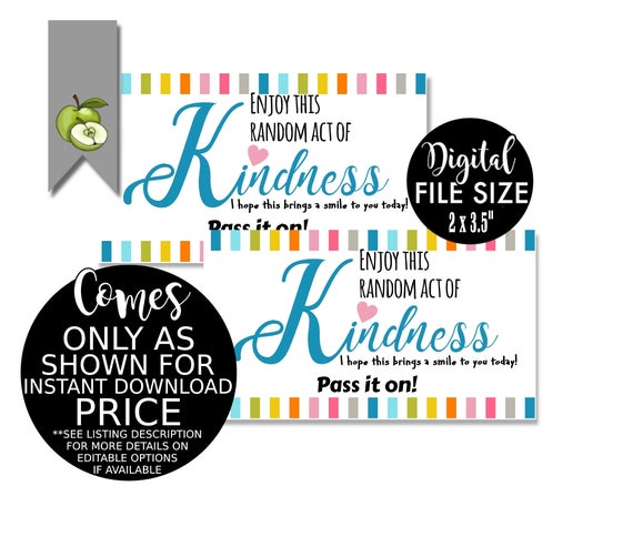 Featured image of post Kindness Gift Tags