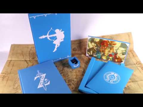 pics Legend Of Zelda Breath Of The Wild Art Book Creating A Champion Hero's Edition zelda breath of the wild creating a champion hc unboxing trailer