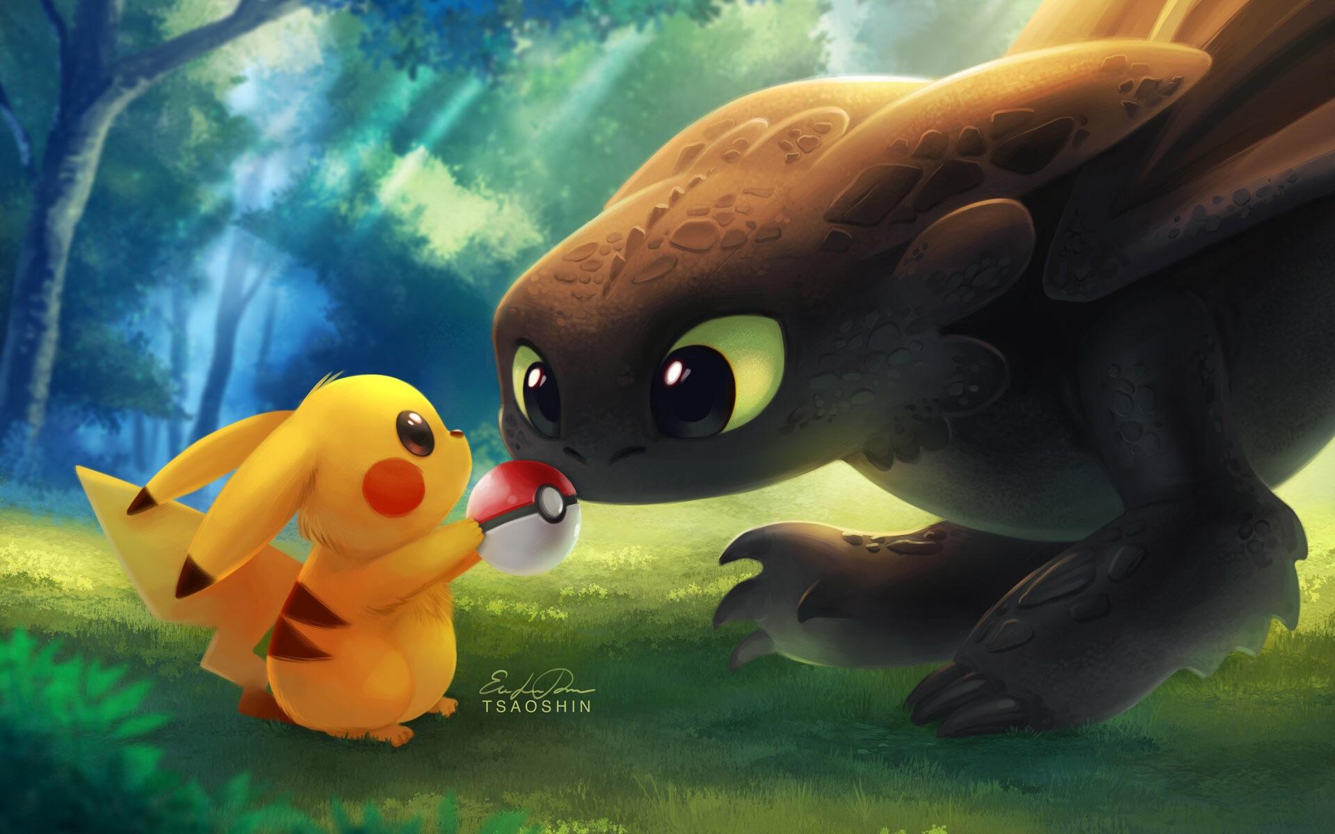 Featured image of post Meets Toothless And Pikachu