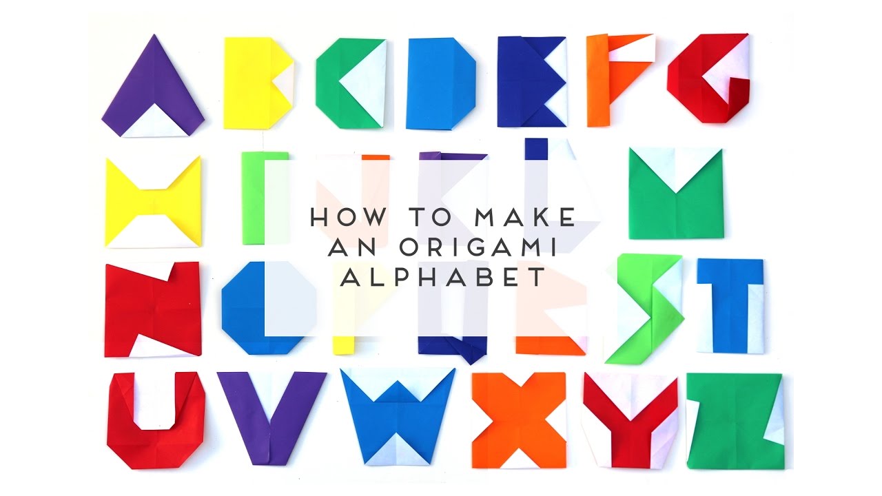 Featured image of post Origami Alphabet Instructions