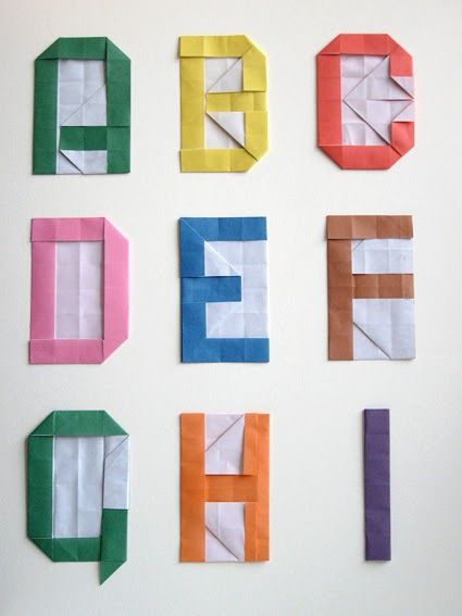 Featured image of post Origami Lettre Alphabet