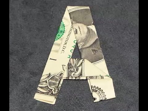 Featured image of post Origami Money Alphabet