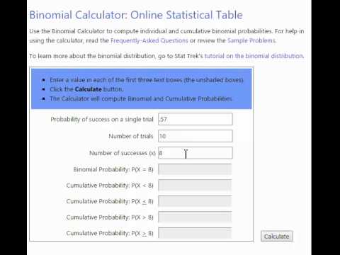 Featured image of post Stattrek Binomial