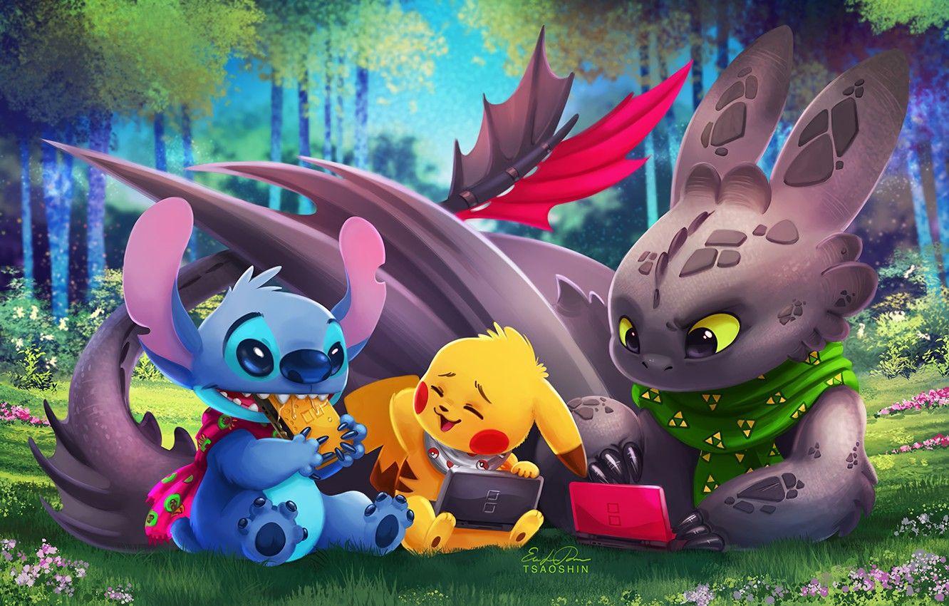 Featured image of post Toothless And Pikachu Wallpaper