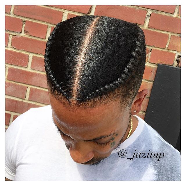 Featured image of post Two Braids Men Black